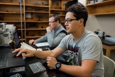 Photo of students studying 