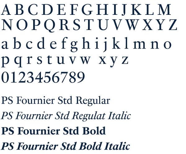 PS-Fournier letter samples